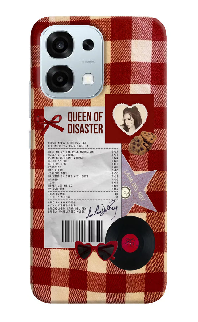 Queen of Disaster Oppo F31 5G Hard Case Back Cover by Casekaro