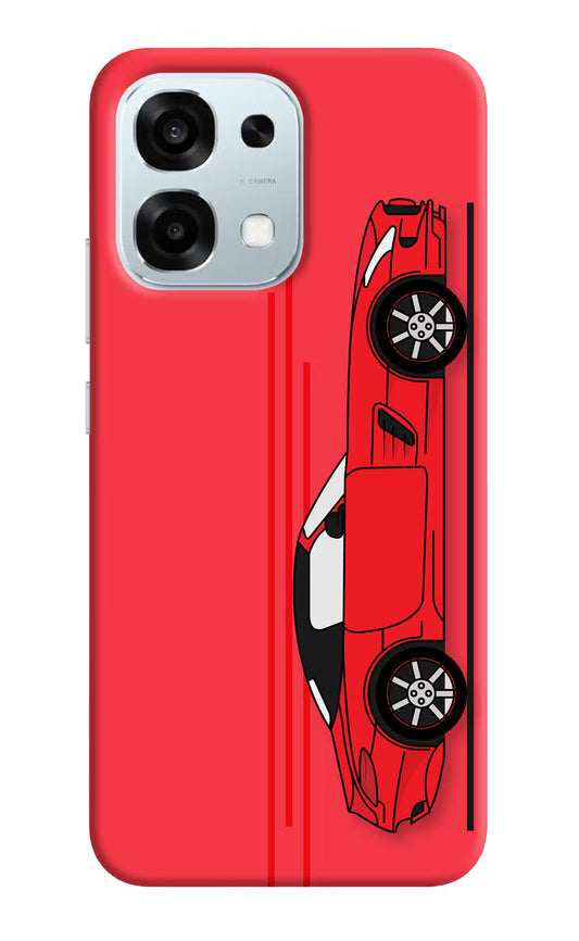 Red Velocity Oppo F31 5G Hard Case Back Cover by Casekaro