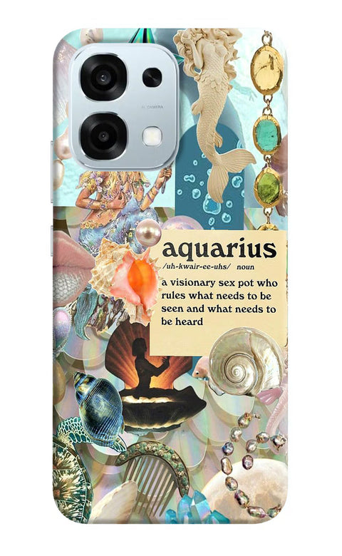 Aquarius Zodiac Oppo F31 5G Back Cover