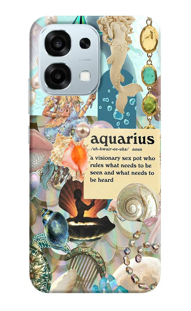 Aquarius Zodiac Oppo F31 5G Hard Case Back Cover by Casekaro