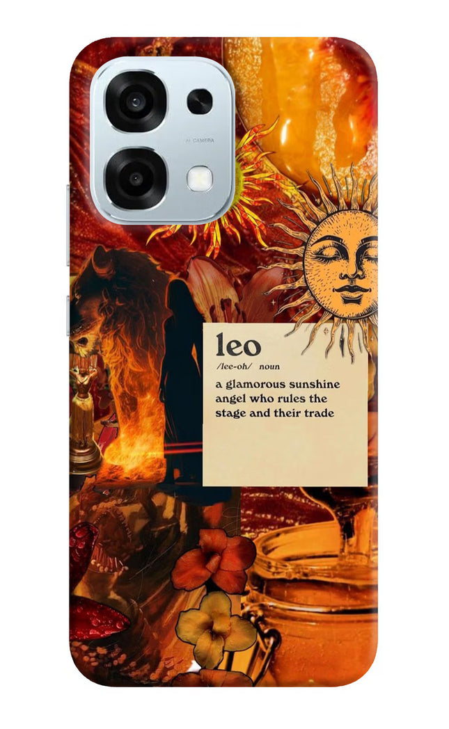 Leo Zodiac Oppo F31 5G Hard Case Back Cover by Casekaro