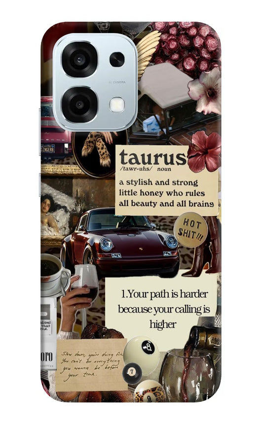 Taurus Zodiac Oppo F31 5G Hard Case Back Cover by Casekaro