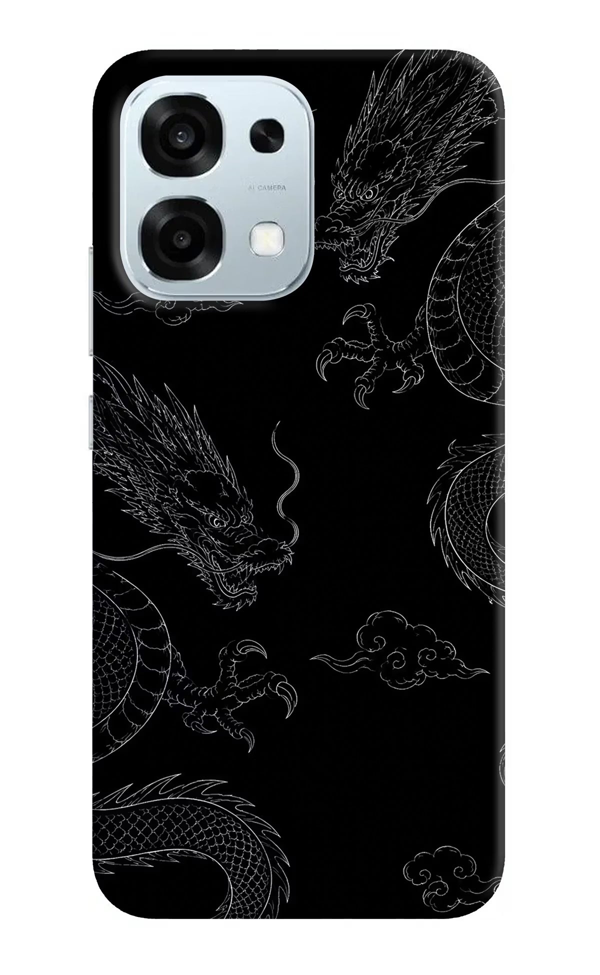 Twin Dragons Oppo F31 5G Hard Case Back Cover by Casekaro