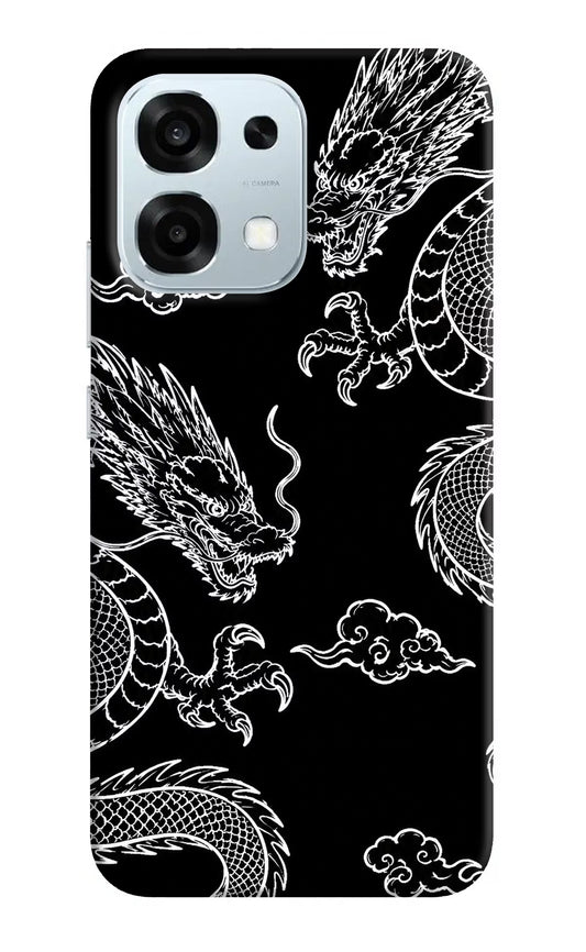 Twin Dragons Oppo F31 5G Hard Case Back Cover by Casekaro