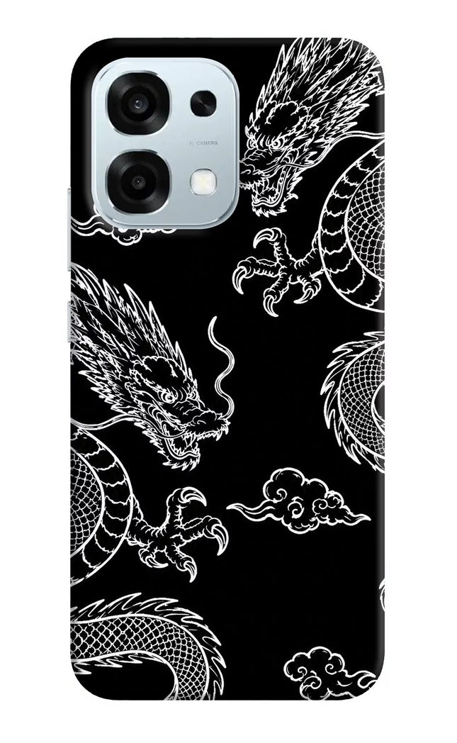 Twin Dragons Oppo F31 5G Hard Case Back Cover by Casekaro