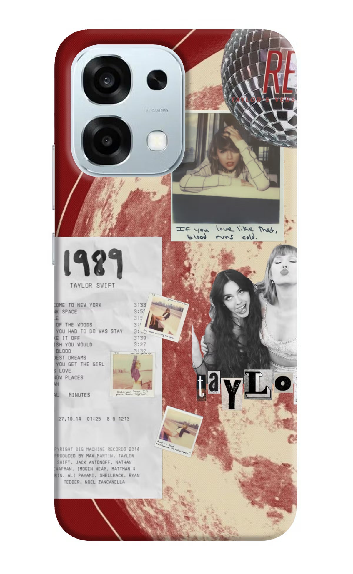 Taylor Swift Oppo F31 5G Back Cover