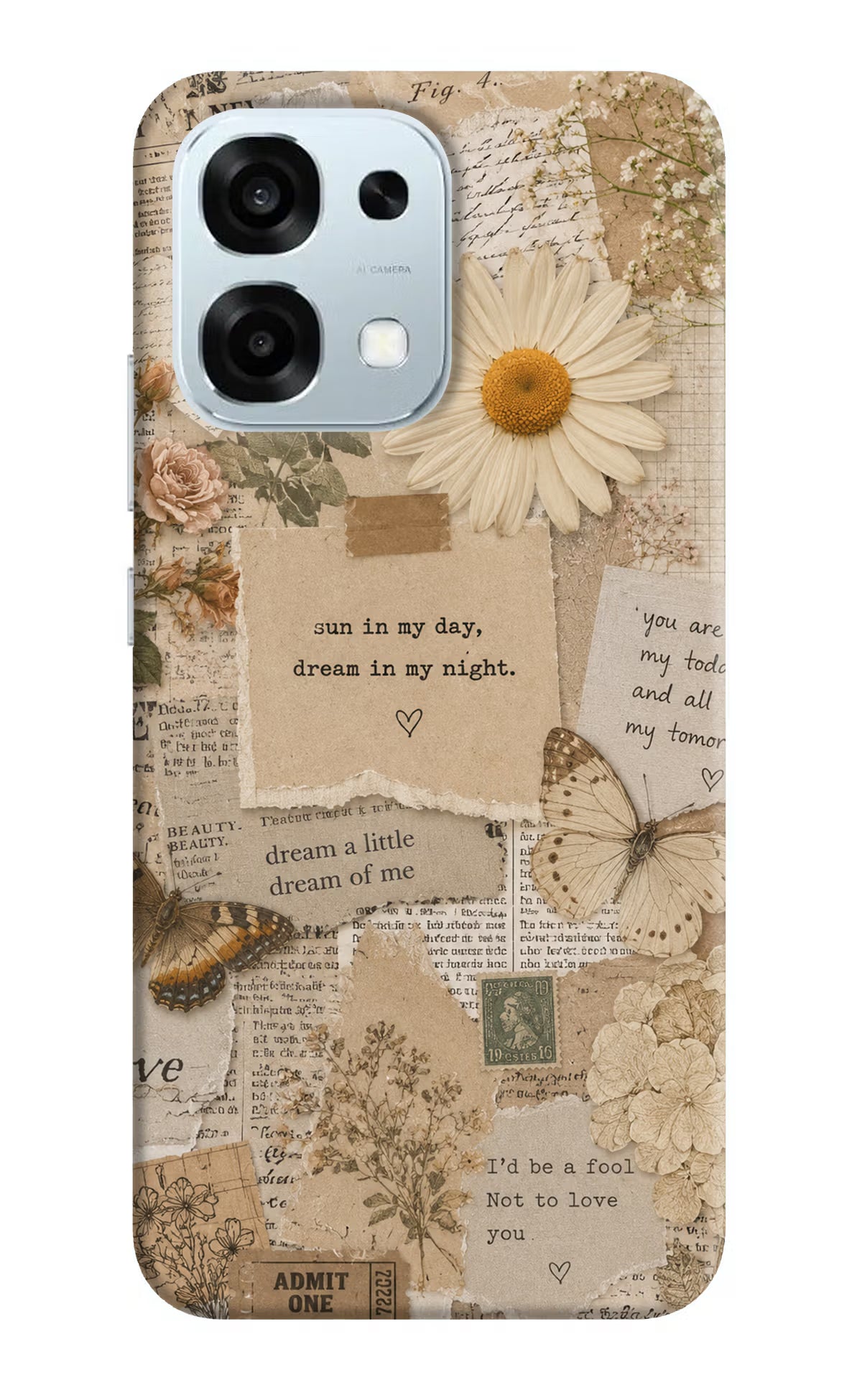 Vintage case Oppo F31 5G Back Cover