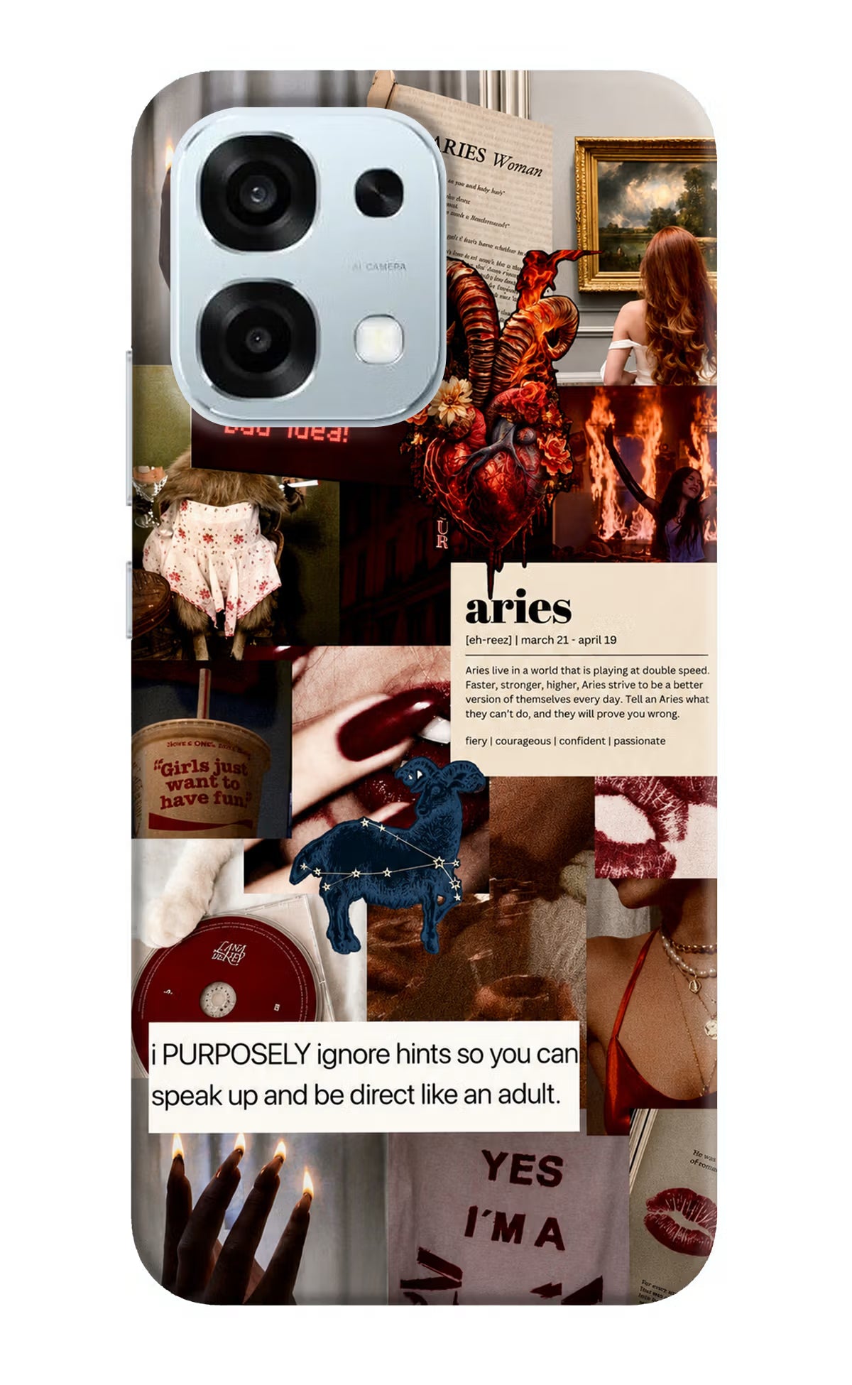 Zodiac Aries Oppo F31 5G Back Cover