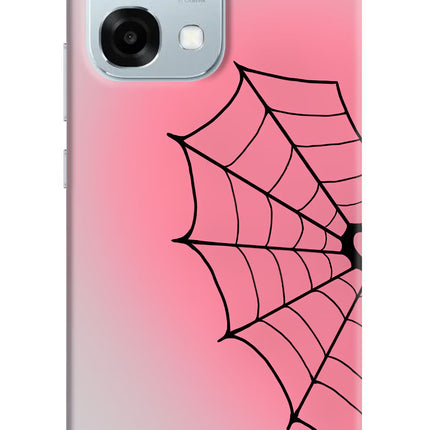 Pink Web Oppo F31 5G Hard Case Back Cover by Casekaro