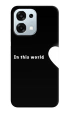 This World Oppo F31 5G Hard Case Back Cover by Casekaro