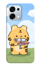 Tiger Treat Oppo F31 5G Hard Case Back Cover by Casekaro