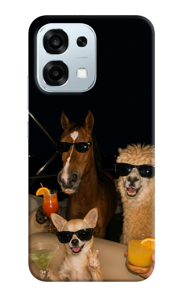 Party Squad Oppo F31 5G Hard Case Back Cover by Casekaro