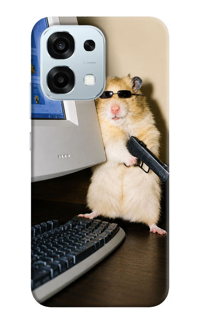 Hacker Hamster Oppo F31 5G Hard Case Back Cover by Casekaro