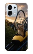 Rollercoaster Dog Oppo F31 5G Hard Case Back Cover by Casekaro