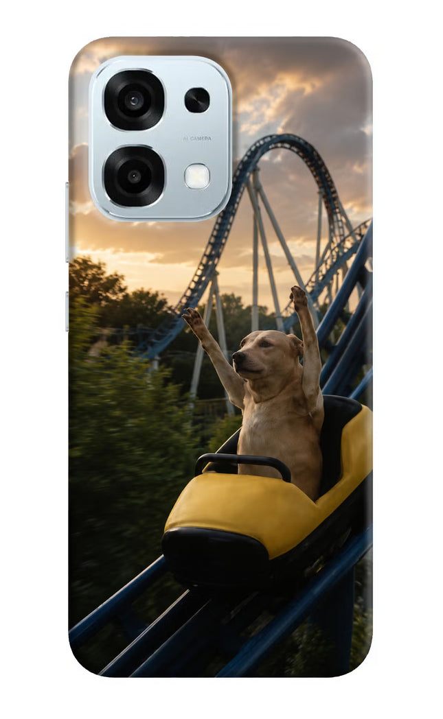 Rollercoaster Dog Oppo F31 5G Hard Case Back Cover by Casekaro
