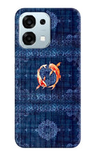 Koi Blue Oppo F31 5G Hard Case Back Cover by Casekaro