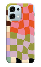 Wavy Grid Oppo F31 5G Hard Case Back Cover by Casekaro
