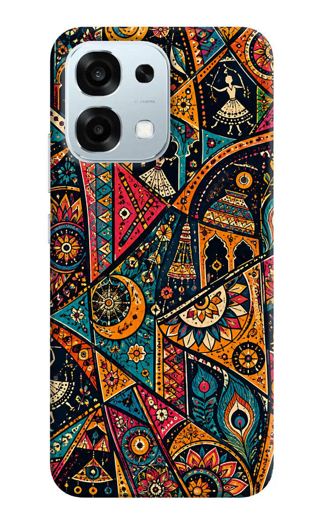 Folk Print Oppo F31 5G Hard Case Back Cover by Casekaro