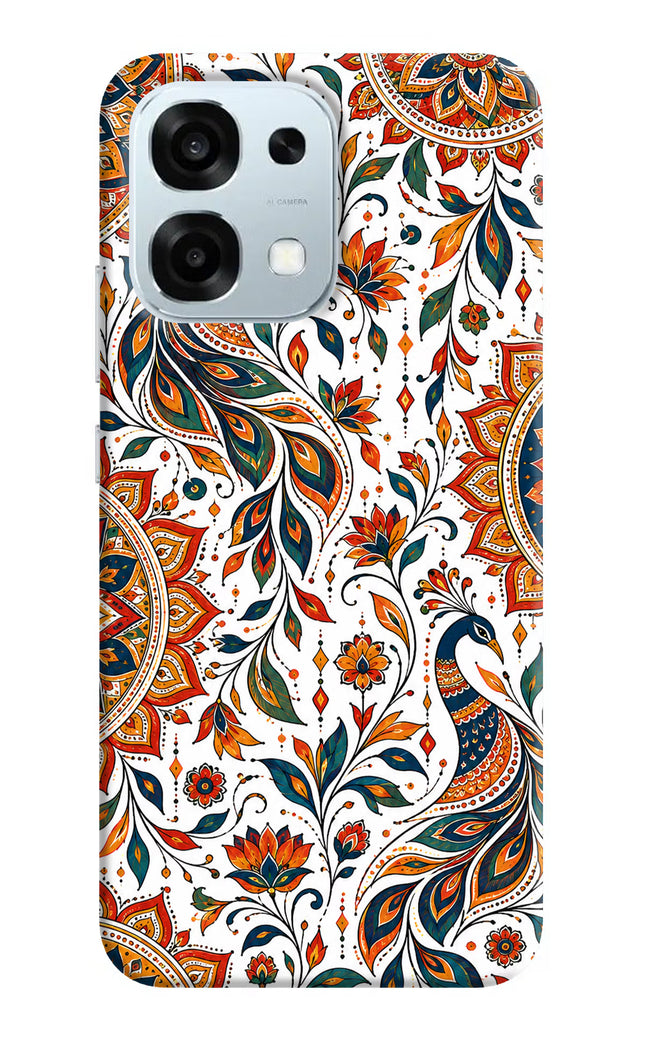 White Mayura Oppo F31 5G Hard Case Back Cover by Casekaro