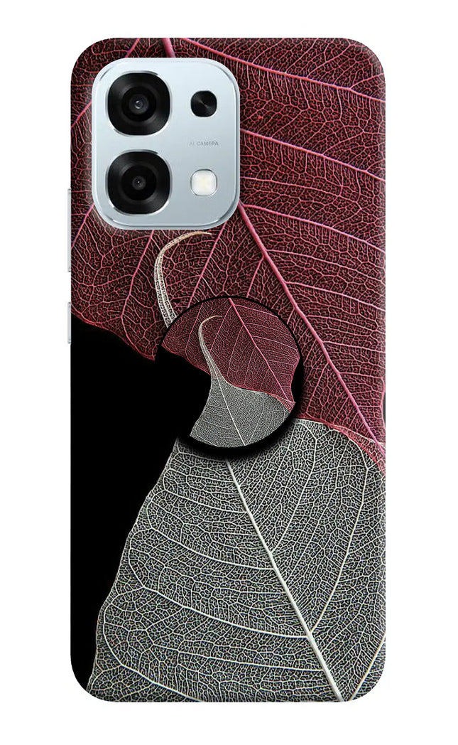 Leaf Pattern Oppo F31 5G Pop Case by Casekaro