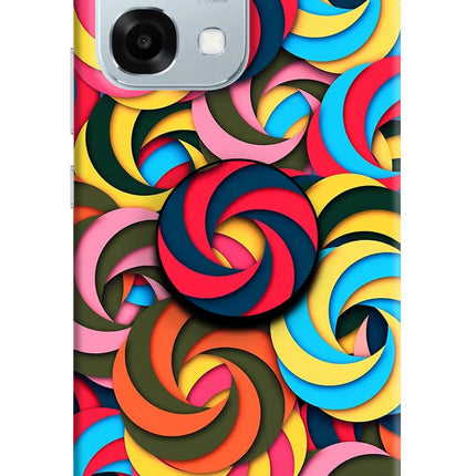 Spiral Pattern Oppo F31 5G Pop Case by Casekaro