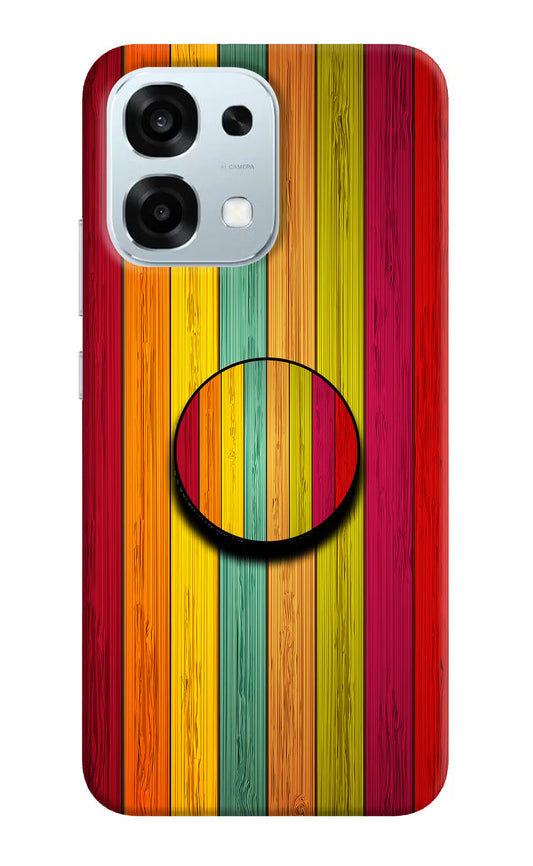 Multicolor Wooden Oppo F31 5G Pop Case by Casekaro