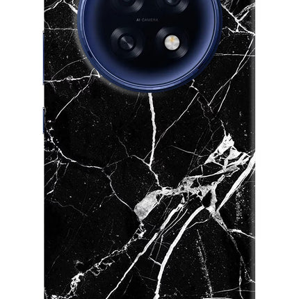 Black Marble Pattern Oppo F31 Pro Plus 5G Hard Case Back Cover by Casekaro