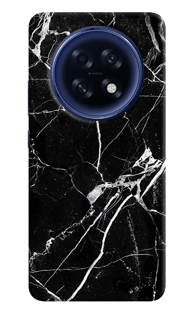 Black Marble Pattern Oppo F31 Pro Plus 5G Hard Case Back Cover by Casekaro