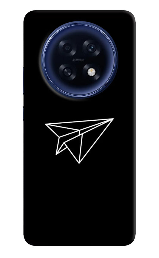 Paper Plane White Oppo F31 Pro Plus 5G Hard Case Back Cover by Casekaro