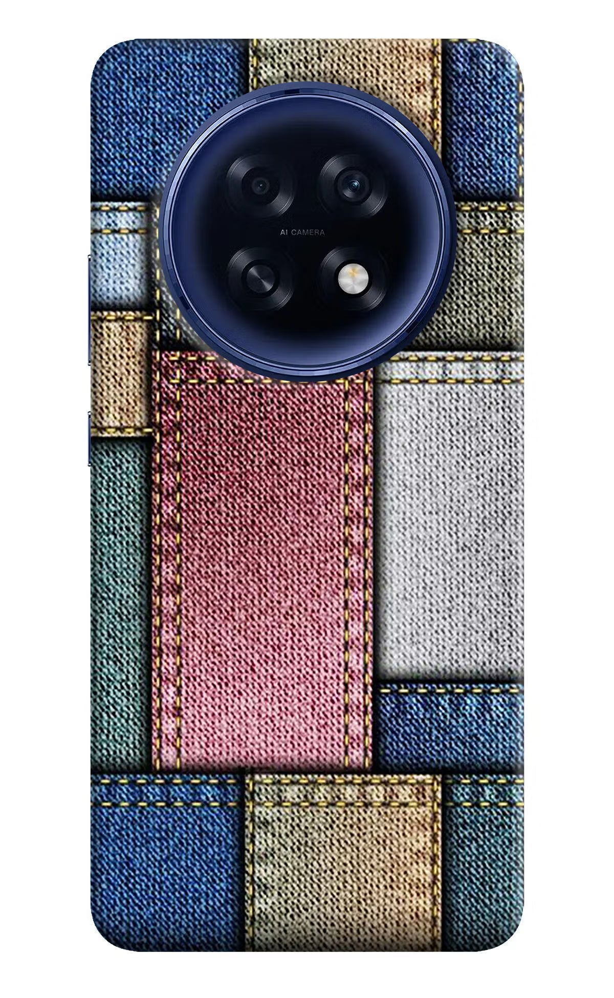 Multicolor Jeans Oppo F31 Pro Plus 5G Hard Case Back Cover by Casekaro