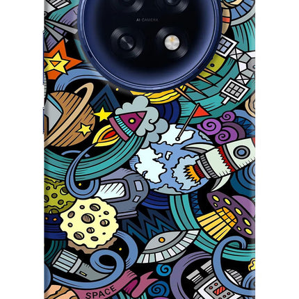 Space Abstract Oppo F31 Pro Plus 5G Hard Case Back Cover by Casekaro
