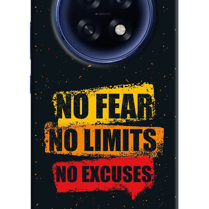 No Fear No Limits No Excuse Oppo F31 Pro Plus 5G Hard Case Back Cover by Casekaro