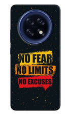 No Fear No Limits No Excuse Oppo F31 Pro Plus 5G Hard Case Back Cover by Casekaro