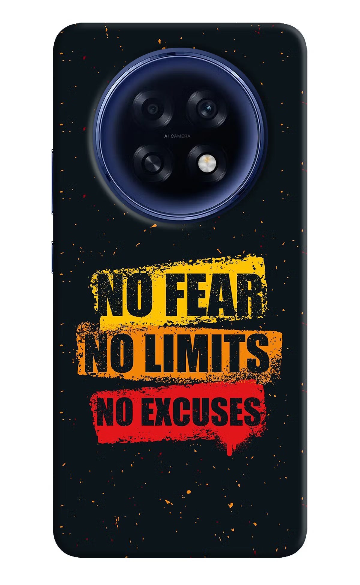 No Fear No Limits No Excuse Oppo F31 Pro Plus 5G Hard Case Back Cover by Casekaro