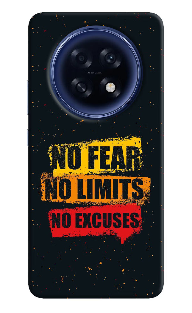 No Fear No Limits No Excuse Oppo F31 Pro Plus 5G Hard Case Back Cover by Casekaro