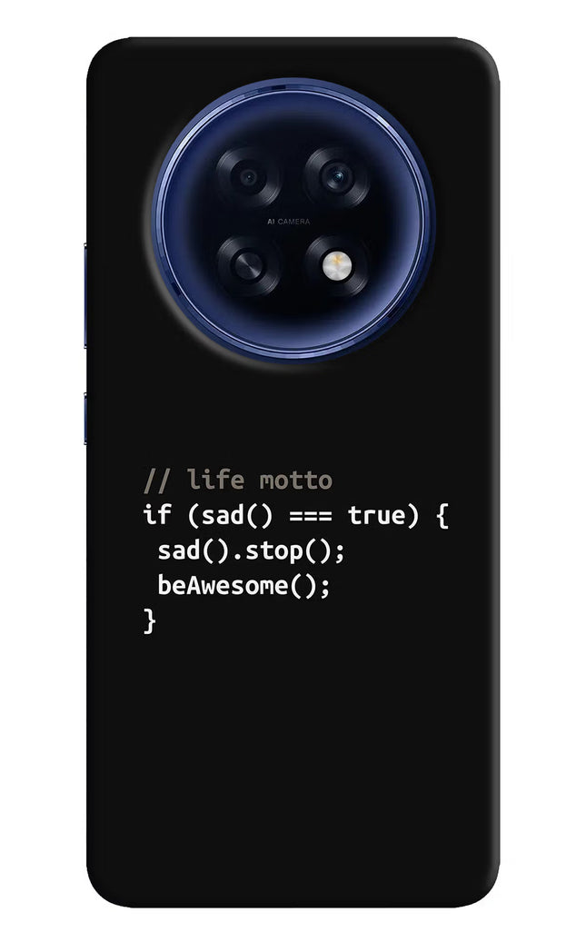 Life Motto Code Oppo F31 Pro Plus 5G Hard Case Back Cover by Casekaro