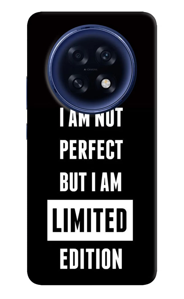 I Am Not Perfect But I Am Limited Edition Oppo F31 Pro Plus 5G Hard Case Back Cover by Casekaro