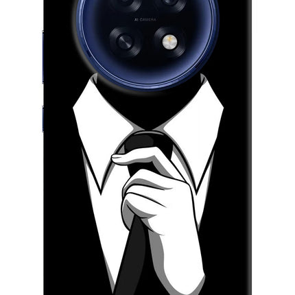 Black Tie Oppo F31 Pro Plus 5G Hard Case Back Cover by Casekaro