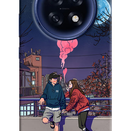 Chilling Couple Oppo F31 Pro Plus 5G Hard Case Back Cover by Casekaro