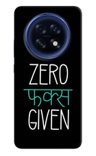 Zero Fucks Given Oppo F31 Pro Plus 5G Hard Case Back Cover by Casekaro
