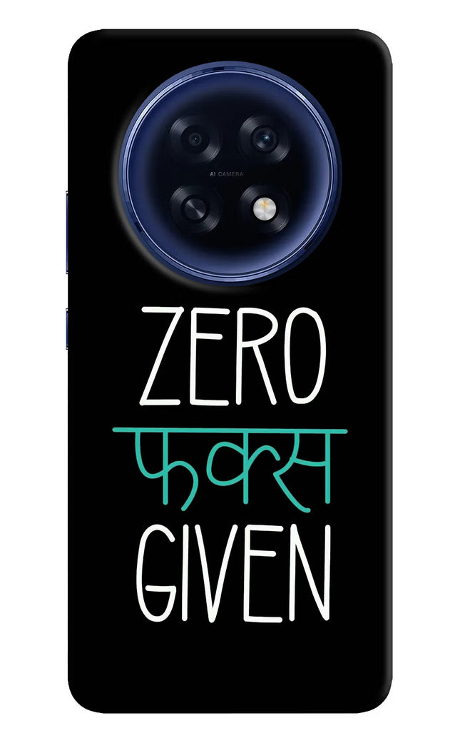 Zero Fucks Given Oppo F31 Pro Plus 5G Hard Case Back Cover by Casekaro
