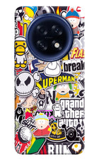 Sticker Bomb Oppo F31 Pro Plus 5G Hard Case Back Cover by Casekaro