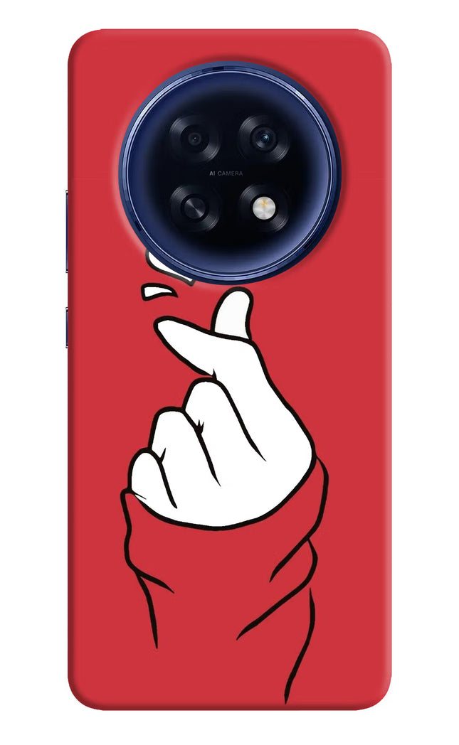 Korean Love Sign Oppo F31 Pro Plus 5G Hard Case Back Cover by Casekaro