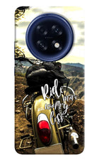 Ride More Worry Less Oppo F31 Pro Plus 5G Hard Case Back Cover by Casekaro