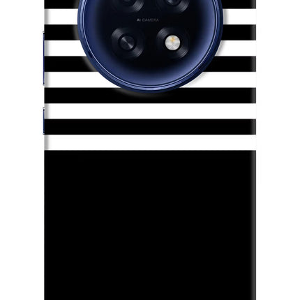Black and White Print Oppo F31 Pro Plus 5G Hard Case Back Cover by Casekaro