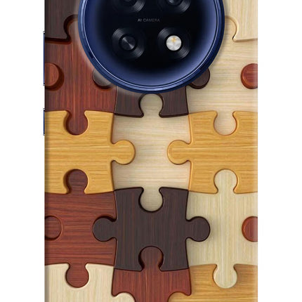 Wooden Puzzle Oppo F31 Pro Plus 5G Hard Case Back Cover by Casekaro