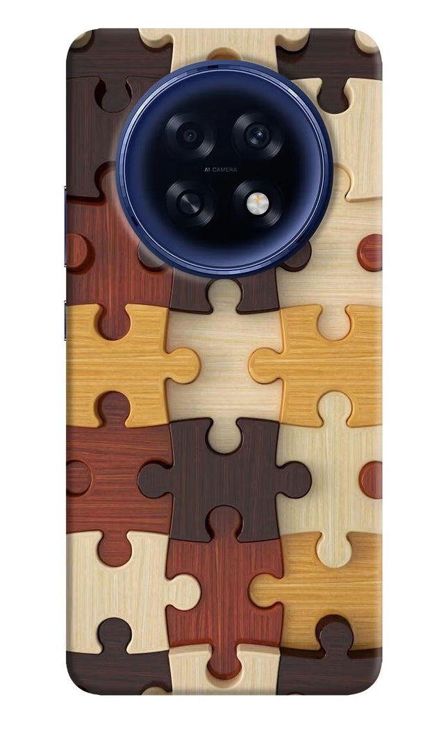 Wooden Puzzle Oppo F31 Pro Plus 5G Hard Case Back Cover by Casekaro