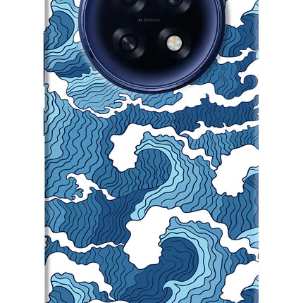 Blue Waves Oppo F31 Pro Plus 5G Hard Case Back Cover by Casekaro
