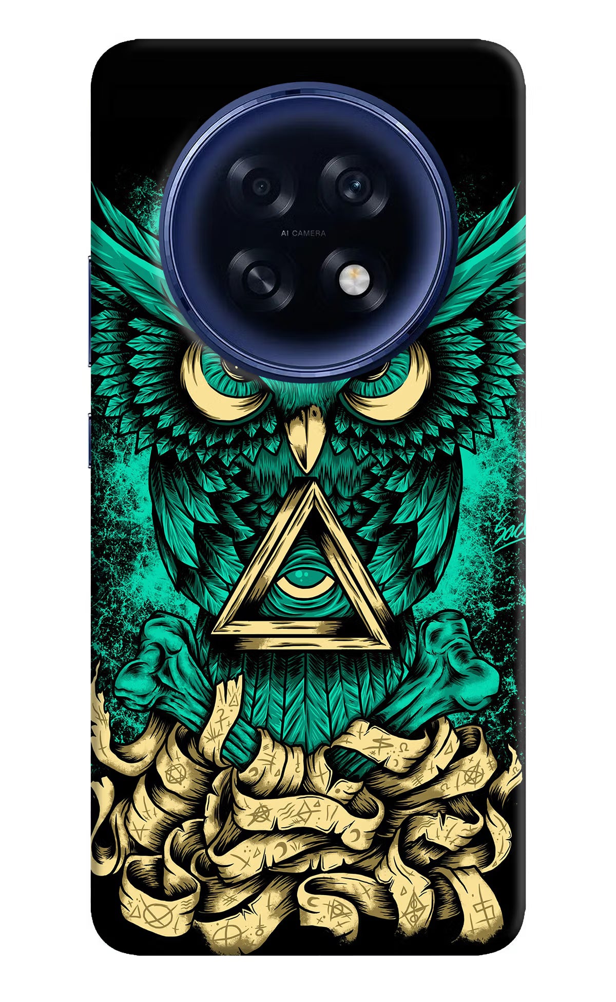 Green Owl Oppo F31 Pro Plus 5G Hard Case Back Cover by Casekaro