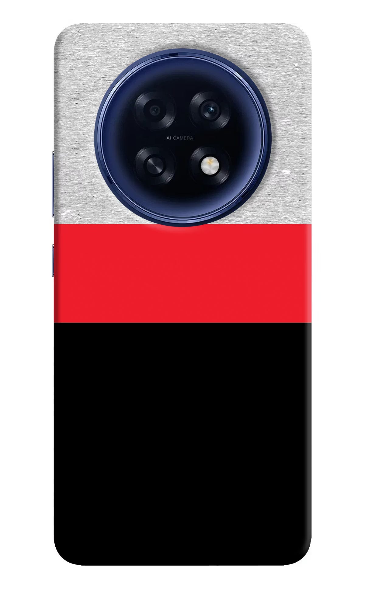 Tri Color Pattern Oppo F31 Pro Plus 5G Hard Case Back Cover by Casekaro